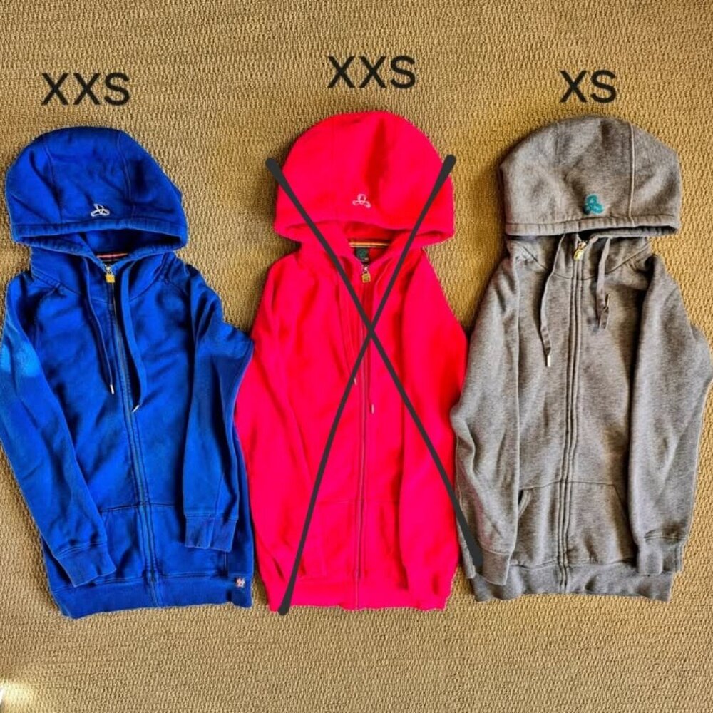 Aritzia Tna Women Size XXS/XS Oversized Zip Hoodies, GUC